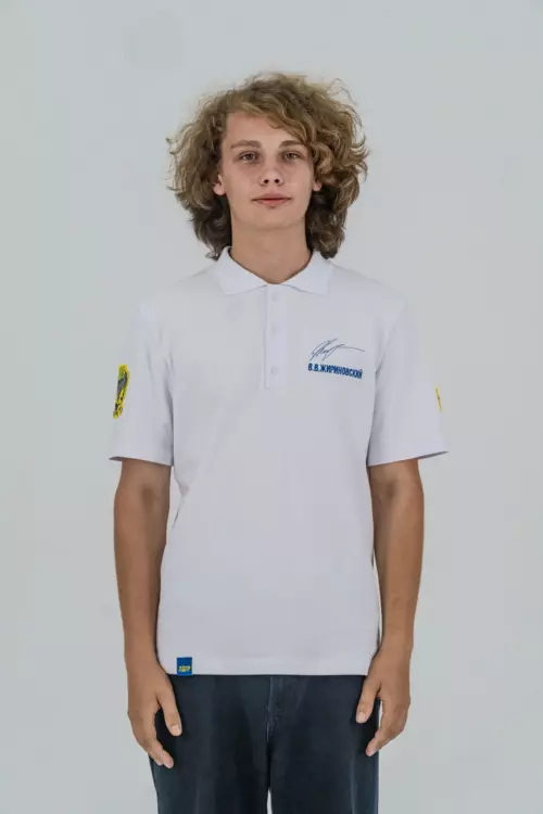 Футболка поло "Жириновский навсегда!"