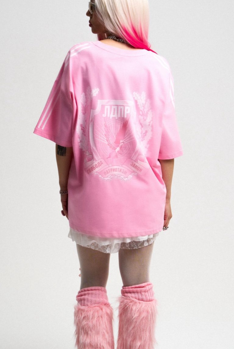 Футболка с лампасами "ЛДПР x Dead Blonde"